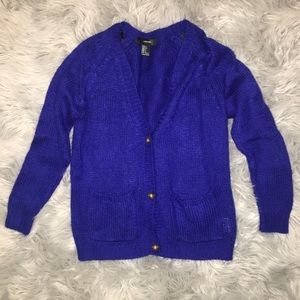 Royal blue cardigan